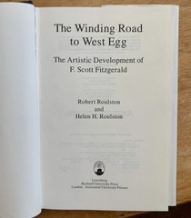 The Winding Road to West Egg: The Artistic Development of F. Scott Fitzgerald