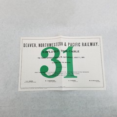 Rails That Climb: Narrative History of the Moffat Road w/ Foldout Map & Inserts