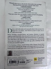 The Psychology of Money Morgan Housel Paperback Harriman House Finance 2020