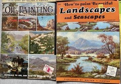 Vintage Lot of 8 WALTER T. FOSTER How To Draw & Paint Instructional Art Books