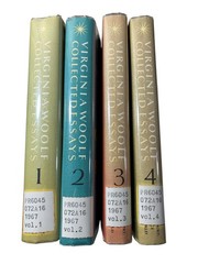 Collected Essays Virginia Woolf 1967 First American Edition Harcourt 4 Vols