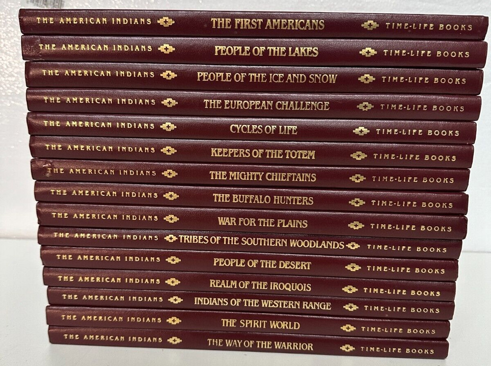 Time-Life Books: The American Indians, 15 Volumes Excellent Condition Free Ship!