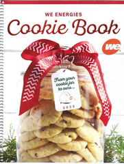 WE Energies Cookie Book, 2025 / Spiralbound Paperback / 37 Recipes