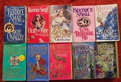 Used Romance Books – Johanna Lindsey, Bertrice Small, and other authors