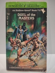 Duel of the Masters by Chris Martindale An Endless Quest #21 (TSR, 1984) 1st D&D