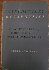 Introductory Metaphysics By Avery Dulles S.J. [VINTAGE]