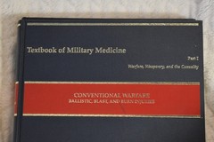 Textbooks of Military Medicine Lot of 6 Psychiatry Blast Trauma TMM History