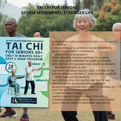 Tai Chi for Seniors: 28-Day Plan for Balance, Strength & Fall Prevention Book