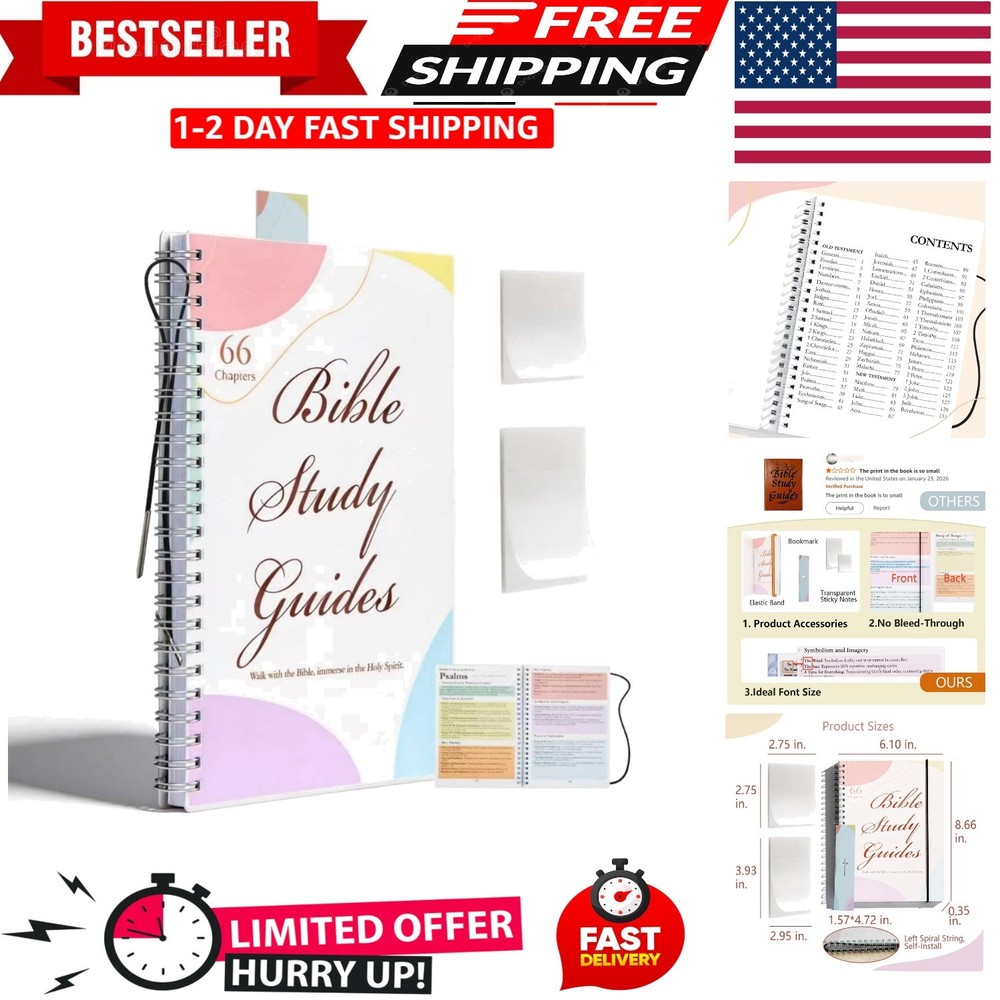 Bible Study Guides 66 Pages/The Bible Study Book Summary Guide/Bible Study Plan