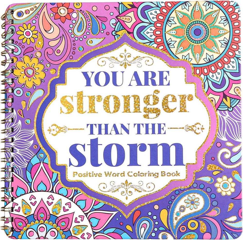 Women’S Coloring Book 30 Pages Inspirational Quotes Coloring Books for Adults to