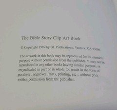 THE COMPLETE BIBLE STORY CLIP ART BOOK By Gospel Light Publications