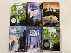 Hatchet COMPLETE Brian’s Saga Gary Paulsen Series SET Lot Books (1-5) Paperback