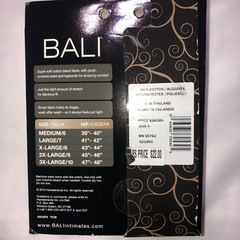 Bali 3+1 Bonus Pack Comfort Luxe Hicut Panties Assorted Sz 6 (K883B6)
