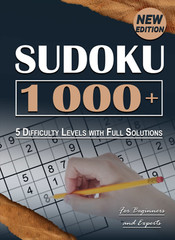 1020 Sudoku Puzzles for Adults Sudoku Puzzle Book for Adults. Easy to Hard Wi..