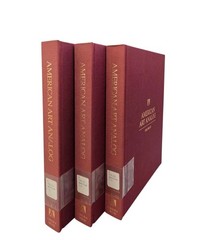 American Art Analog Volumes I, II, III 1700-1930 Hardcovers in Slipcase ExLib