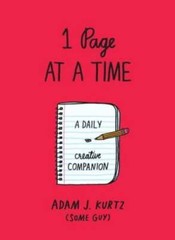 1 Page at a Time (Red): A Daily Creative Companion – Paperback – GOOD