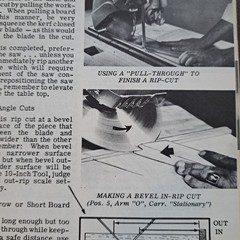 Craftsman VTG Sears MCM Radial Arm Tools Guide Woodworking Projects Illustrated