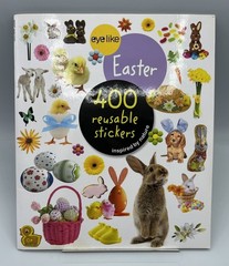 Eyelike Stickers: Easter – Workman Publishing – 400 Stickers, Unused
