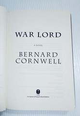 War Lord Bernard Cornwell 2020 Hardcover First Edition Historical Fiction Saxon