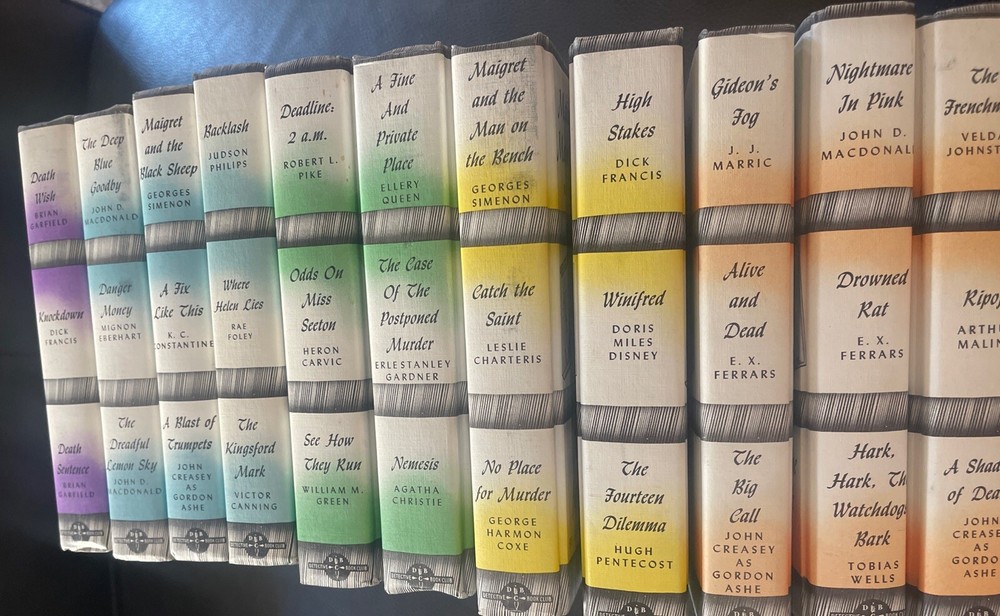 11 Book Detective Book Club Bundle/Lot Excellent Vintage 3 Stories In Each Book