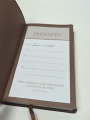 Thinline Bible by Zondervan Bibles Staff (2012, Leather, Special) Chocolate Brow