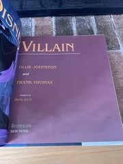 Disney Villain Signed Ollie Johnston Frank Thomas 1993 Hardcover 1 Book Rare