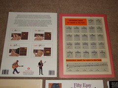 Fifty Easy Classical Solos Amsco Picture Chords Guide Method Guitar Songbook Lot