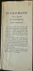 In Cold Blood Truman Capote First Edition First Printing