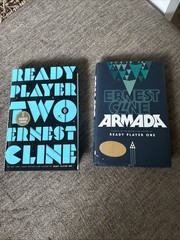 Ernest Cline Signed Book Lot Ready Player Two Armada Hardcover