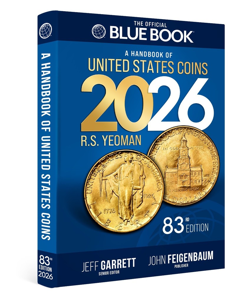 NEW!! 2026 Bluebook Wholesale US Coins Pricing Guide – HARDCOVER