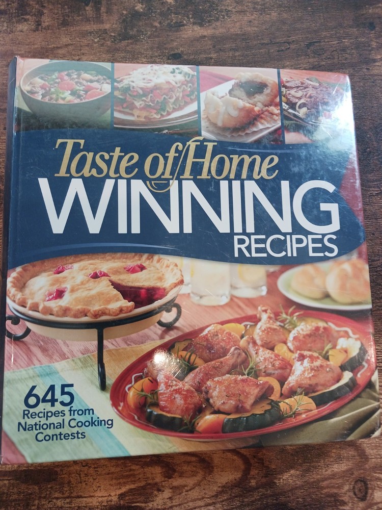 TASTE OF HOME WINNING RECIPES COOKBOOK 645 RECIPES NEW