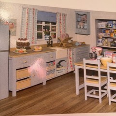 CREATING DOLLS’ HOUSE KITCHENS IN 1/12TH SCALE By Julie Warren **BRAND NEW**