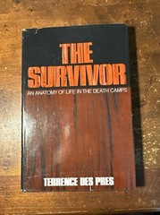 The Survivor An Anatomy of Life in the Death Camps Terrence Des Pres 1976 HCDJ
