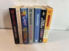 Lot Of 7 Piers Anthony Paperback Novels Mixed Series Xanth Immortality Space