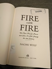 Fire with Fire – Naomi Wolf (Hardcover, Library Discard)