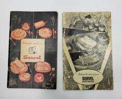 Servel Refrigerator Cookbooks / 1937 Electrolux Operating Manuals / Lot of (2)