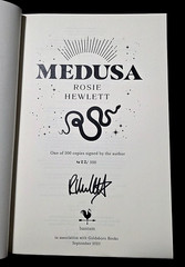 Medusa ~ Rosie Hewlett~ Goldsboro Exclusive Hardcover~ Signed #422/500