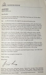 Andy Weir Project Hail Mary Advance Reader’s Copy Uncorrected Proof Good