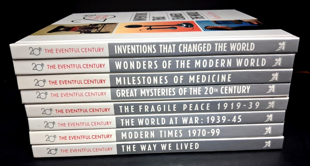 Set of 8 The Eventful 20th Century Reader’s Digest 1999 Hardcover Books