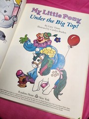 VTG My Little Pony Books + DVDs + VHS Lot of 6