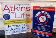 2 Book Lot-Sugar Busters & Atkins For Life! Excellent Hardcovers W/Dust Jacket