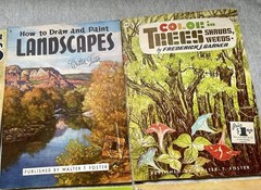 Vintage Lot of 8 WALTER T. FOSTER How To Draw & Paint Instructional Art Books