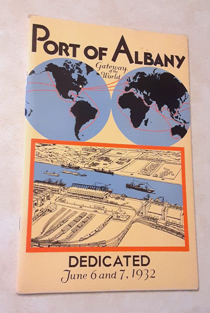 Port of Albany Gateway of the World Vintage NY History Book 1930s Antiquarian PB