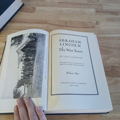 Abraham Lincoln The War Years Carl Sandburg 1939 First Edition 4 Vol Set