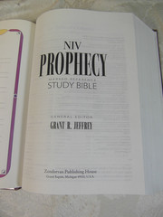 NIV Prophecy Marked Reference Study Bible Grant R. Jeffrey 1998 Zondervan HC