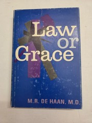 Law or Grace by Martin R. De Haan 1965 Hardcover Dust Jacket Christian Spiritual
