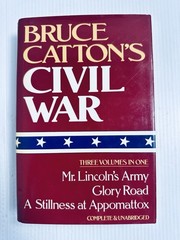 Civil War Bruce Catton 1984 Three Volumes in One Illustrated History Book