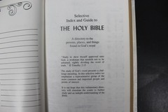 Holy Bible Memorial Edition 1976 Protestant Illustrated Concordance TODAY INC.