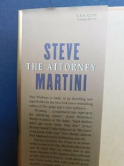 STEVE MARTINI true 1st ed FLAT SIGNED 390 pages ATTORNEY hardcover jacket 2000