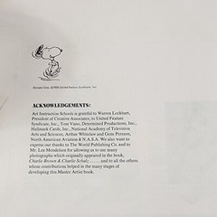 Charles Schutz Master Cartoonist 1975 Booklet Charlie Brown Peanuts 32 Pages Art
